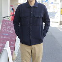 TOPO DESIGNS WOOL SHIRT NAVY トポデザイン カジュアル ウール シャツ【40%】