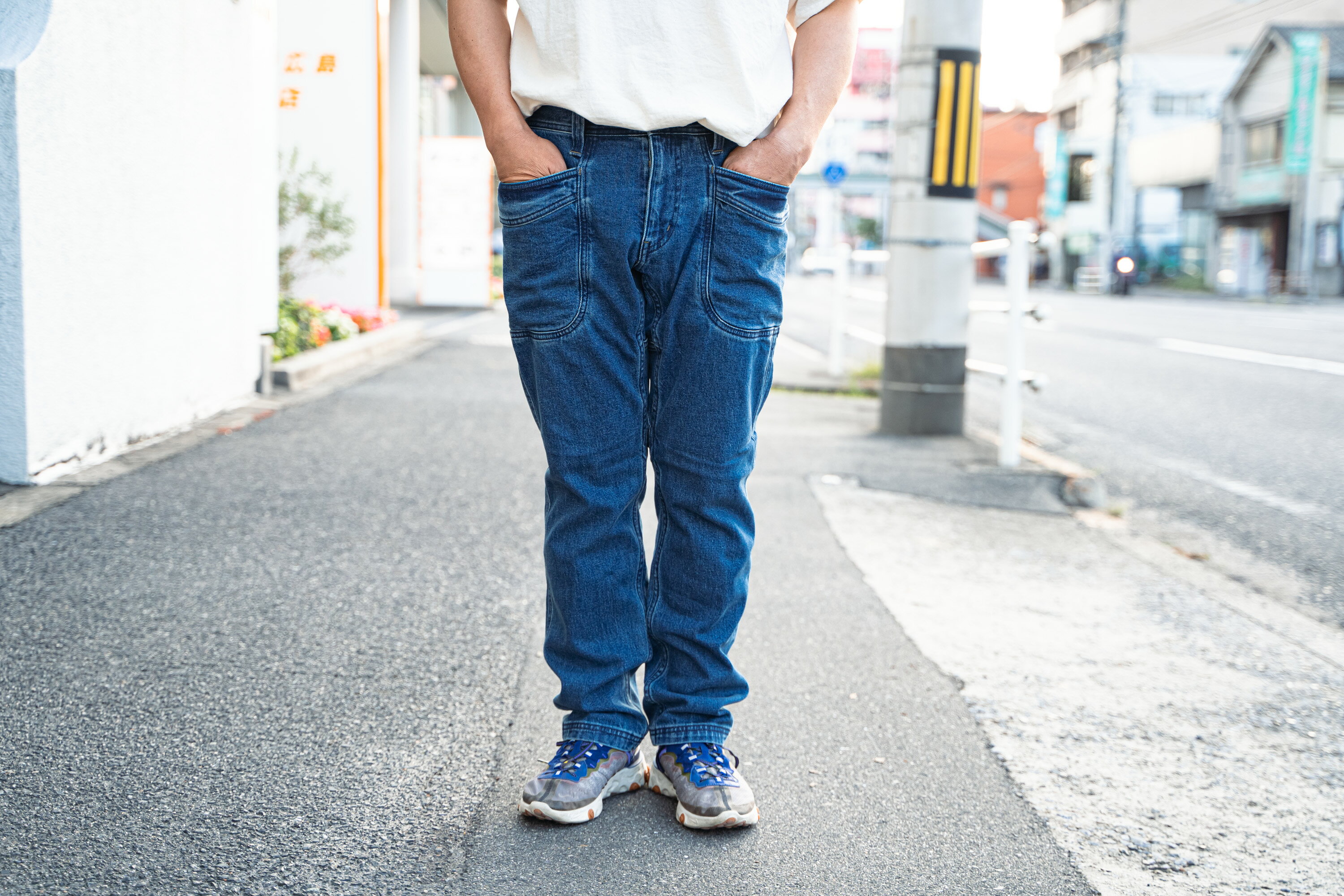 GOHEMP VENDOR TAPERED SLIM PANTS USED WASH / ゴーヘンプ・ベンダー・テーパード・スリム・パンツ・ユーズドウォッシュ