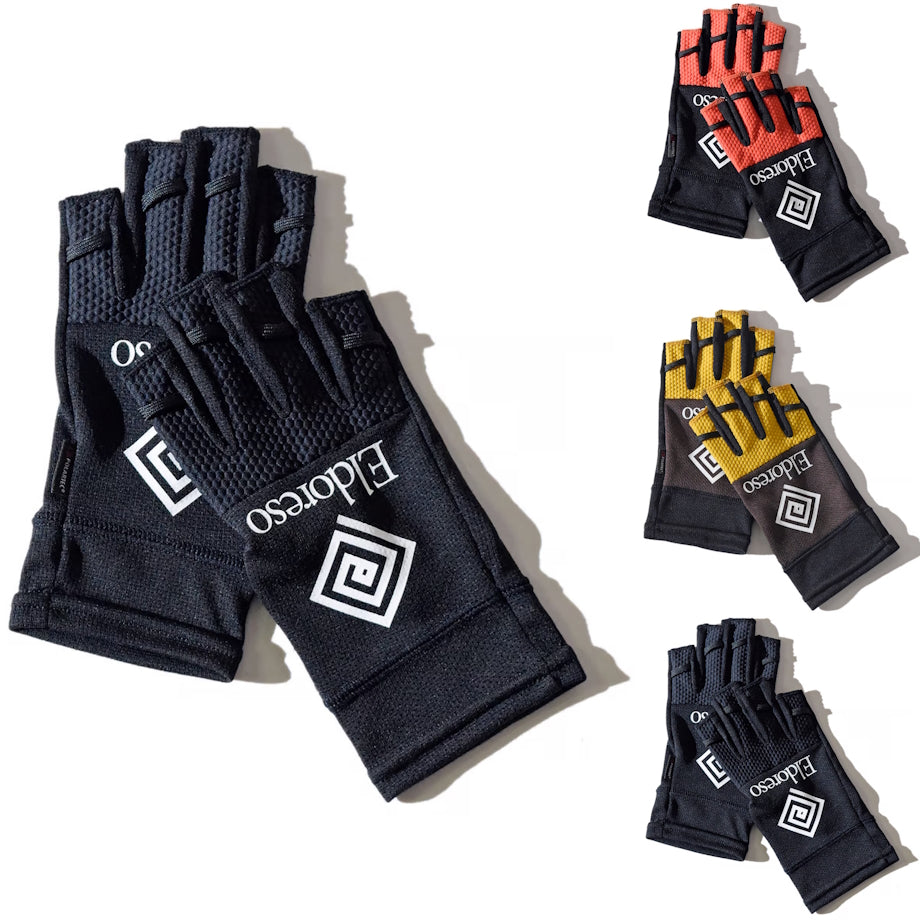 [ネコポス対応]ELDORESO Half-Cut Gloves E7903624 エルドレッソ グローブ