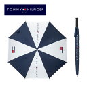 トミーヒルフィガー ゴルフ アンブレラ ジャンプ式 TOMMY 傘 晴雨兼用傘