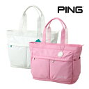 【商品明細】 ●ブランド：PING GOLF ピンゴルフ ●品番：GB-L2301 ●素材：合成皮革(PU) ●カラー：White/Pink ●サイズ：W-39 / H-36 / D-18(cm) ●重量：840g