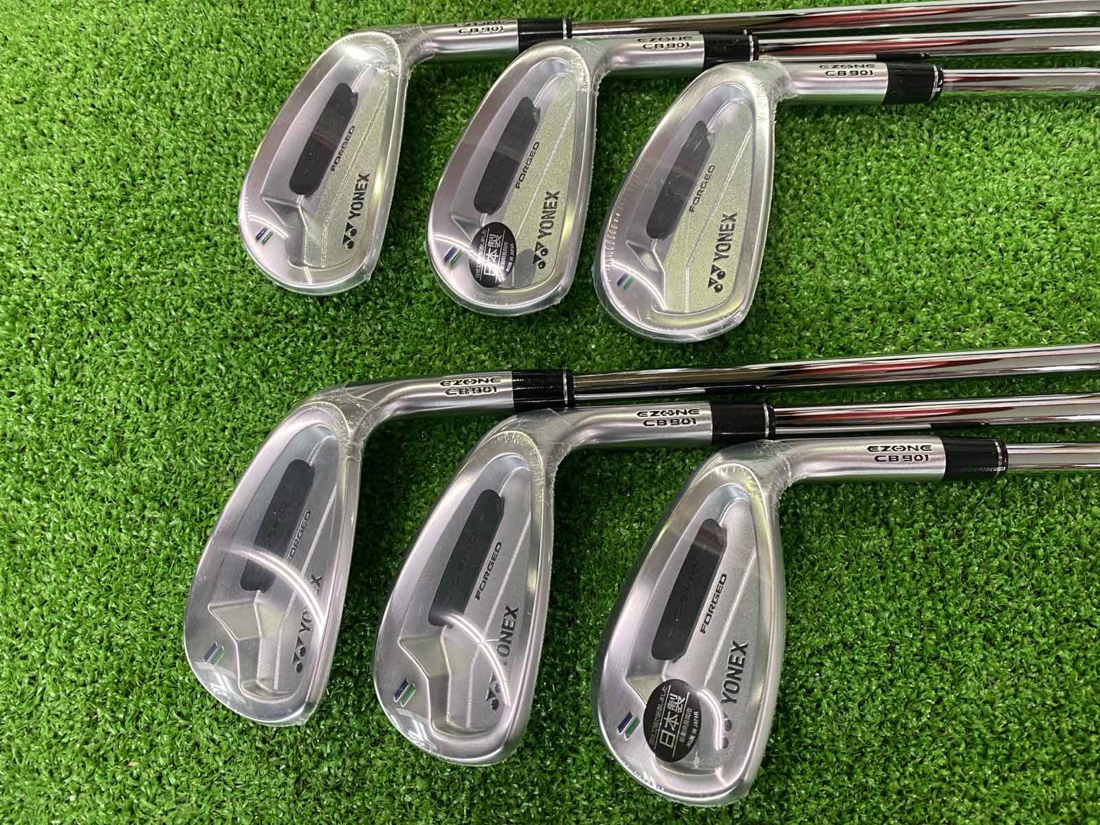 【中古：Sランク】EZONE CB901 フォージドアイアン 6本セット (#6/#7/#8/#9/PW/AW) NS 950GH neo S スチール 右利き用 イーゾーン YONEX iron ダンロップ