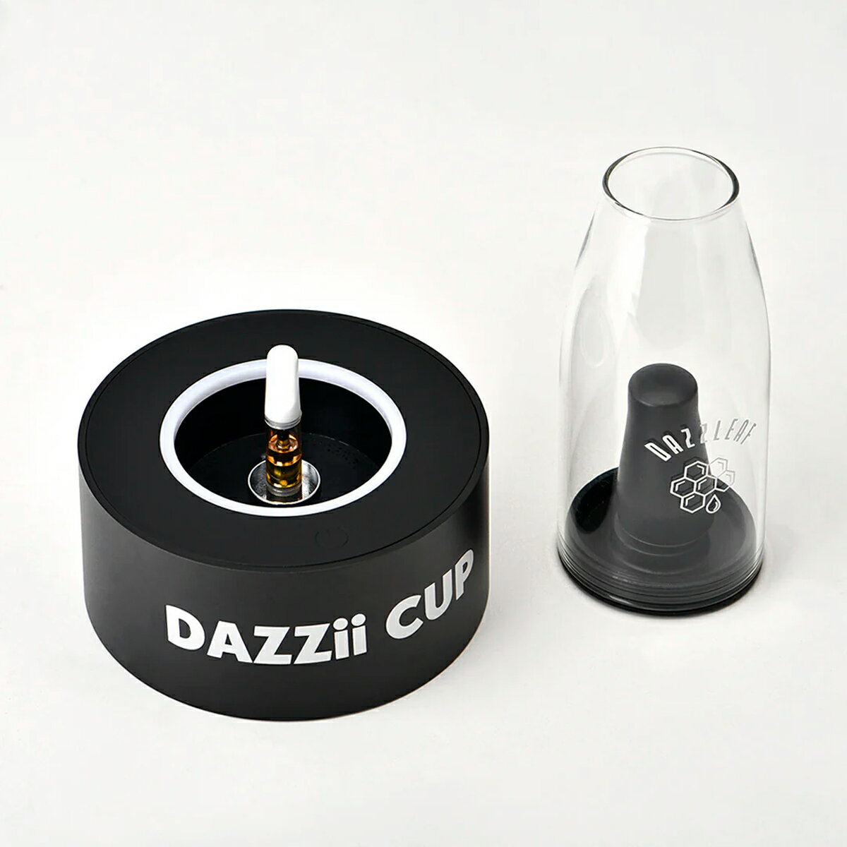DAZZLEAF DAZZii CUP Kit 1600mAh�Хåƥ꡼��¢ 510���ȥޥ������б� ���֥ꥰ �����ݥ饤���� �������������å� �����꡼�� ���������å� Dab Rig cbd cbg cbn wax vape �Żҥ��Х� �٥��� �Хåƥ꡼ ����
