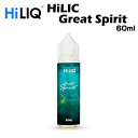 【エントリーでP6倍】HiLIQ / Great Spirit 60ml ハイリク RY4 リキッド 電子タバコ ワコンダ wakonda VAPE ベイプ ボトル 大容量 ニコチン0mg ニコチンゼロ 清涼剤 本体 禁煙 減煙 水蒸気 ベイプ