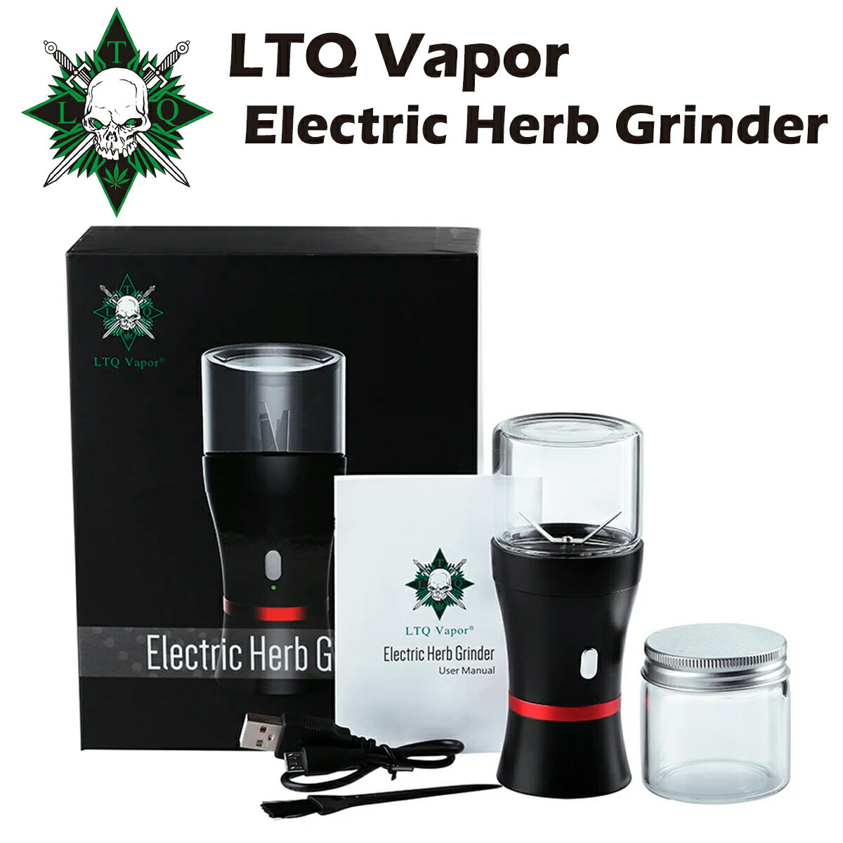 ڥȥ꡼P2ܡ LTQ Vapor Electric Herb Grinder 괬Х եХ ư饤 1100...