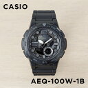 【10年保証】【日本未発売】CASIO STANDARD カシオ スタンダード AEQ-100W-1B 腕時計 時計 ブランド メンズ キッズ 子供 男の子 チ...
