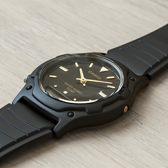 【10年保証】【日本未発売】CASIO カシオ スタンダード AW-49HE-1A 腕時計 メンズ レディース キッズ 子供 男の子 女の子 チープカシオ チプカシ アナデジ 日付 ブラック 黒 ゴールド 金 海外モデル格安通販　バレンタイン　人気　ランキング