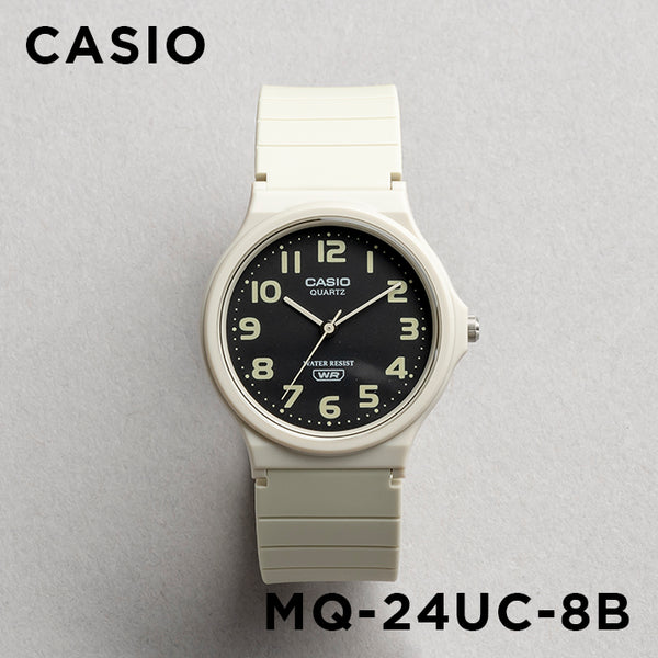 カシオ 腕時計 女の子 【10年保証】CASIO STANDARD カシオ スタンダード MQ-24UC-8B 腕時計 時計 ブランド メンズ レディース キッズ 子供 男の子 女の子 チープカシオ チプカシ アナログ ベージュ ブラック 黒 ギフト プレゼント