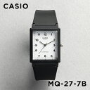 【10年保証】CASIO STANDARD カシオ スタンダード MQ-27-7B 腕時計 時計 ブランド メンズ レディース キッズ 子供 男の子 女の子 チープカシオ チプカシ アナログ ブラック 黒 ホワイト 白 ギフト プレゼント