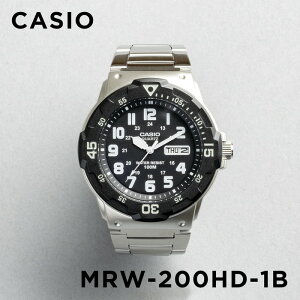 【10年保証】【日本未発売】CASIO SPORTS カシオ スポーツ MRW-200HD-1B 腕時計 時計 ブランド メンズ キッズ 子供 男の子 チープカシオ チプカシ アナログ 日付 カレンダー 防水 ブラック 黒 シルバー 海外モデル ギフト プレゼント