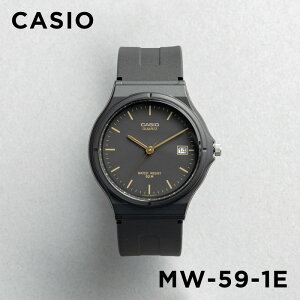【10年保証】【日本未発売】CASIO STANDARD カシオ スタンダード MW-59-1E 腕時計 時計 ブランド メンズ レディース キッズ 子供 男の子 女の子 チープカシオ チプカシ アナログ 日付 カレンダー ブラック 黒 海外モデル ギフト プレゼント