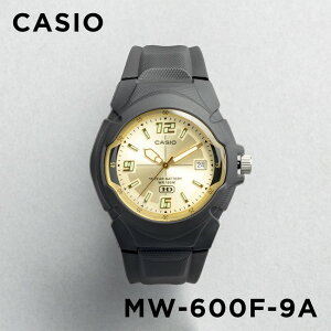 【10年保証】【日本未発売】CASIO カシオ スタンダード メンズ MW-600F-9A 腕時計 レディース キッズ 子供 男の子 チープカシオ チプカシ アナログ 日付 防水 ブラック 黒 ゴールド 金 海外モデル