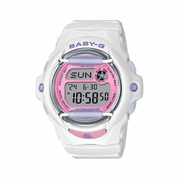 カシオ Baby-G 腕時計（メンズ） 【10年保証】CASIO BABY-G カシオ ベビーG BG-169PB-7 腕時計 時計 ブランド レディース キッズ 子供 女の子 デジタル 日付 カレンダー 防水 ホワイト 白 ピンク かわいい ギフト プレゼント