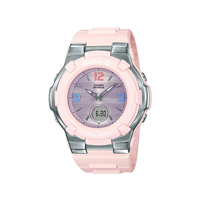 Casio Baby G カシオ ベビーg Bga 1100tr 4bjf 腕時計 レディース キッズ 子供 女の子 アナデジ 電波 ソーラー ソーラー電波時計 防水 ピンク パープル 紫のおすすめ キテミヨ Kitemiyo