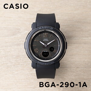 【10年保証】CASIO BABY-G カシオ ベビーG BGA-290-1A 腕時計 時計 ブランド レディース キッズ 子供 女の子 アナデジ 日付 カレンダー 防水 ブラック 黒 ピンクゴールド ギフト プレゼント