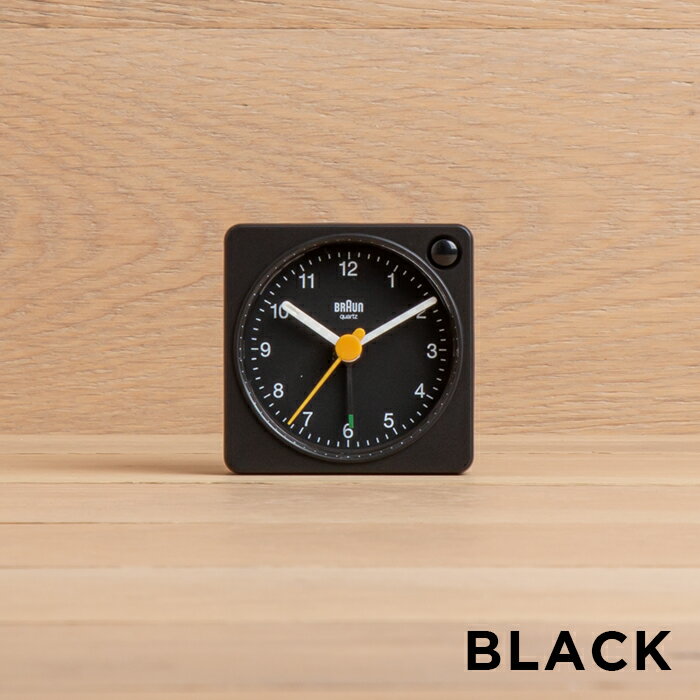 BRAUN ブラウン アラーム クロック BC02X 時計 置き時計 目覚まし時計 トラベル 旅行 携帯 小型 アナログ ブラック 黒 ホワイト 白格安通販　バレンタイン　人気　ランキング