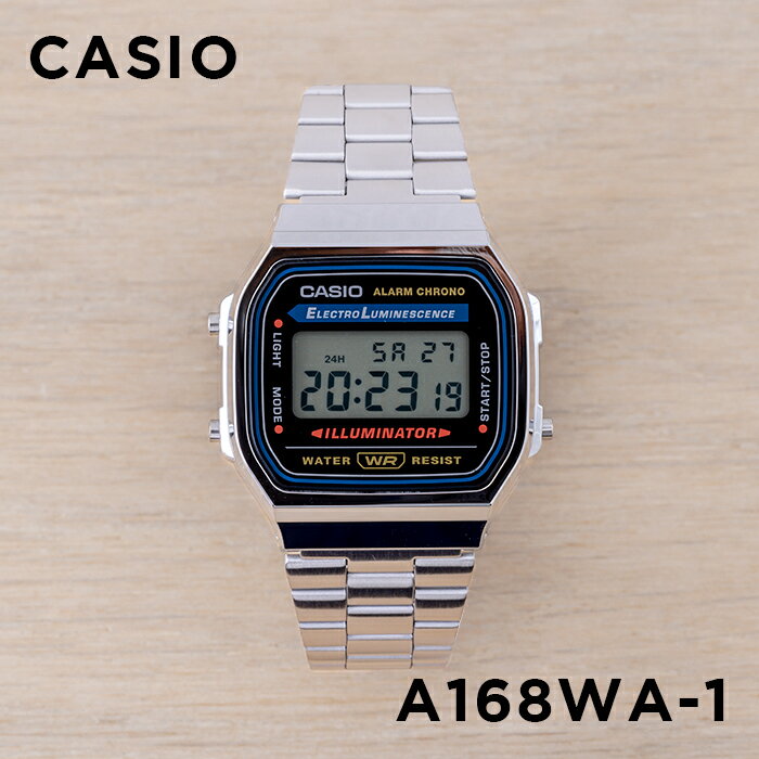 【10年保証】CASIO カシオ スタンダード A168WA-1 腕時計 メンズ レディース キッズ 子供 男の子 女の子 チープカシオ チプカシ デジタル 日付 シルバー ブラック 黒格安通販　バレンタイン　人気　ランキング