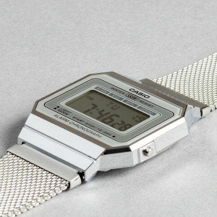 【10年保証】【日本未発売】CASIO カシオ スタンダード A700WM-7A 腕時計 メンズ レディース キッズ 子供 男の子 女の子 チープカシオ チプカシ デジタル 日付 グレー シルバー メッシュ 海外モデル格安通販　バレンタイン　人気　ランキング