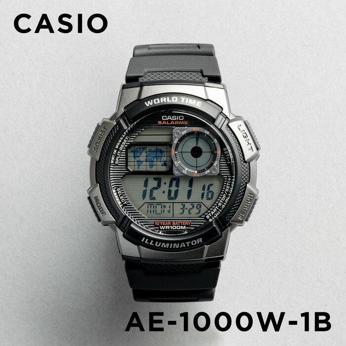 【10年保証】【日本未発売】CASIO STANDARD カシオ スタンダード AE-1000W-1B 腕時計 時計 ブランド メンズ レディー…