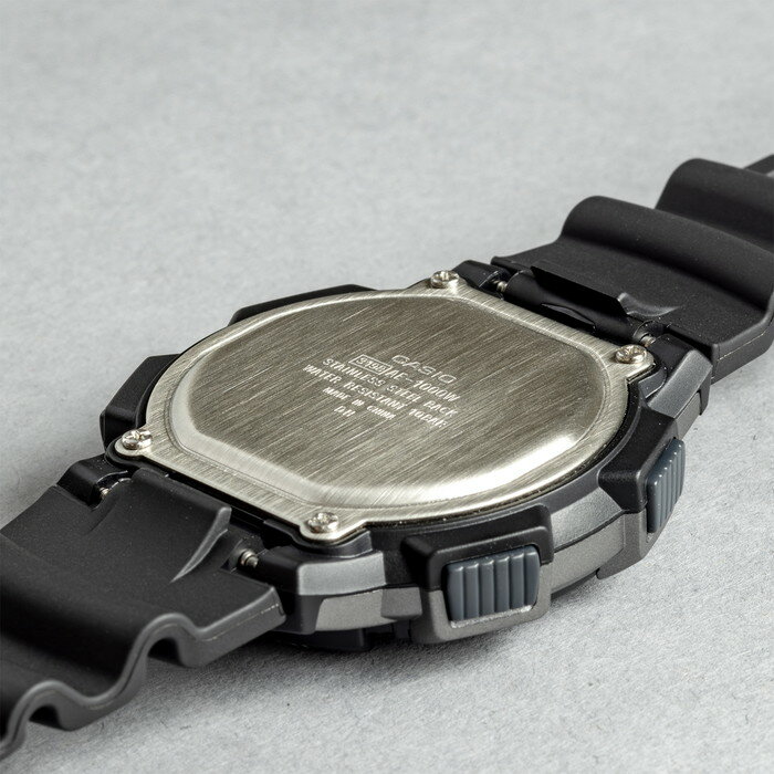 【10年保証】【日本未発売】CASIO カシオ スタンダード AE-1000W-1B 腕時計 メンズ レディース キッズ 子供 男の子 女の子 チープカシオ チプカシ デジタル 日付 防水 ブラック 黒 グレー 海外モデル格安通販　バレンタイン　人気　ランキング