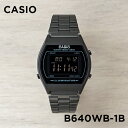 10年保証 CASIO STANDARD カシオ スタンダード B640WB-1B 腕時計 時計 ブランド メンズ レディース キッズ 子供 男の子 女の子 チープカシオ チプカシ デジタル 日付 ブラック 黒 オールブラッ…