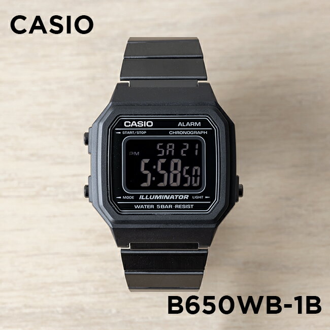 【10年保証】【日本未発売】CASIO STANDARD カシオ スタンダード B650WB-1B 腕時計 時計 ブランド メンズ レディース…