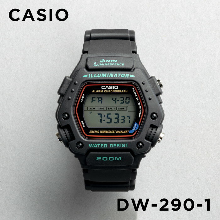 【10年保証】【日本未発売】CASIO SPORTS MENS カシオ スポーツ DW-290-1 腕時計 時計 ブランド メンズ キッズ 子供 …