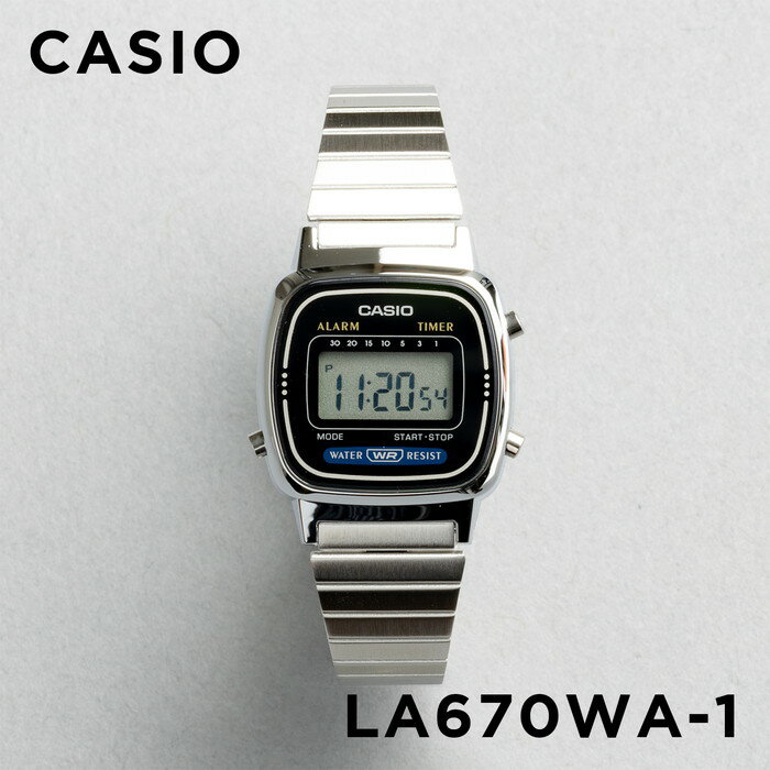 【10年保証】CASIO STANDARD カシオ スタンダード LA670WA-1 腕時計 時計 ブランド レディース キッズ 子供 女の子 …