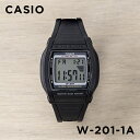 【10年保証】【日本未発売】CASIO STANDARD カシオ スタンダード W-201-1A 腕時計 時計 ブランド メンズ レディース キッズ 子供 男の子 女の子 チープカシオ チプカシ デジタル 日付 カレンダー ブラック 黒 海外モデル ギフト プレゼント