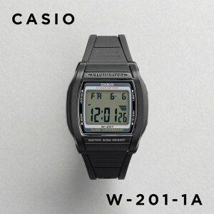 【10年保証】【日本未発売】CASIO STANDARD カシオ スタンダード W-201-1A 腕時計 時計 ブランド メンズ レディース キッズ 子供 男の子 女の子 チープカシオ チプカシ デジタル 日付 カレンダー ブラック 黒 海外モデル ギフト プレゼント