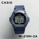 【10年保証】【日本未発売】CASIO STANDARD カシオ スタンダード W-219H-2A 腕時計 時計 ブランド メンズ レディース キッズ 子供 男の子 女の子 チープカシオ チプカシ デジタル 日付 カレンダー ネイビー ブラック 黒 海外モデル ギフト プレゼント