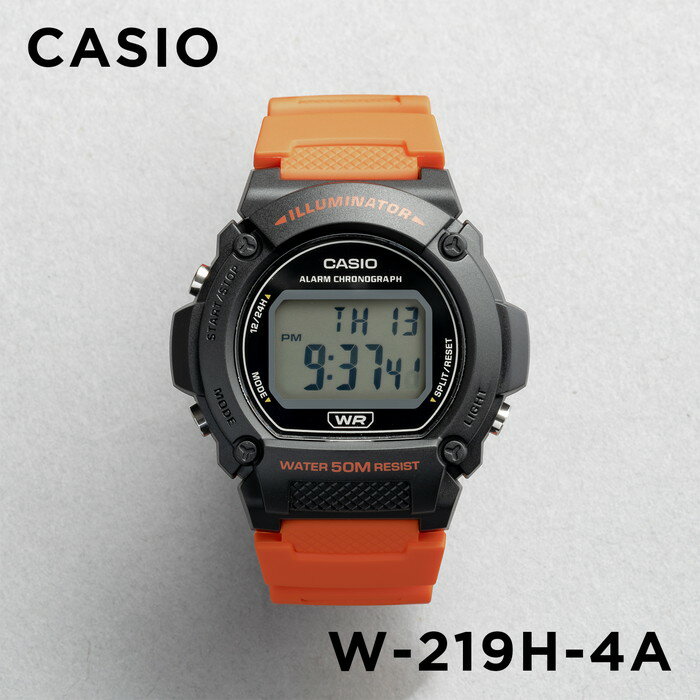 【10年保証】【日本未発売】CASIO STANDARD カシオ スタンダード W-219H-4A 腕時計 時計 ブランド メンズ レディース キッズ 子供 男...