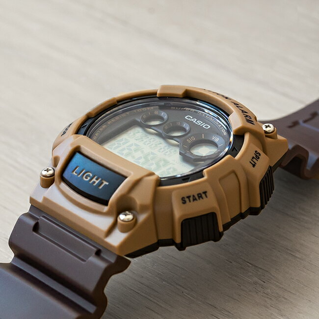 【10年保証】【日本未発売】CASIO カシオ スタンダード W-735H-5A 腕時計 メンズ レディース キッズ 子供 男の子 女の子 チープカシオ チプカシ デジタル 日付 防水ベージュ ブラウン 茶 海外モデル格安通販　バレンタイン　人気　ランキング