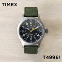 TIMEX EXPEDITION タイメックス エクスペディション スカウト 40MM T49961 腕時計 時計 ブランド メンズ レディース ミリタリー アナログ カーキ ブラック 黒 ナイロンベルト ギフト プレゼント