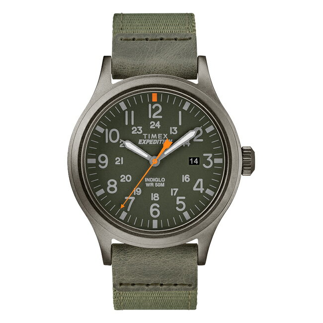 タイメックス 腕時計（メンズ） TIMEX EXPEDITION タイメックス エクスペディション スカウト 40MM TW4B14000 腕時計 時計 ブランド メンズ レディース ミリタリー アナログ カーキ ブラック 黒 ナイロンベルト ギフト プレゼント