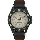 タイメックス 腕時計（メンズ） TIMEX EXPEDITION ACADIA RUGGED 42MM タイメックス エクスペディション アカディア ラギッド TW4B26500 腕時計 時計 ブランド メンズ キッズ 子供 男の子 アナログ 日付 カレンダー 防水 ブラウン 茶 ベージュ ナイロン ギフト プレゼント