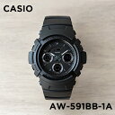 【10年保証】CASIO G-SHOCK カシオ Gショック AW-591BB-1A 腕時計 時計 ブランド メンズ キッズ 子供 男の子 アナデジ 日付 カレンダー 防水 ブラック 黒 オールブラック ギフト プレゼント