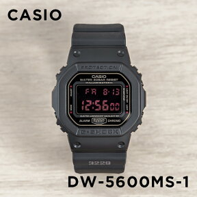 【10年保証】CASIO G-SHOCK カシオ Gショック DW-5600MS-1 腕時計 時計 ブランド メンズ キッズ 子供 男の子 デジタル 日付 カレンダー 防水 ブラック 黒 ギフト プレゼント