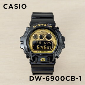 【10年保証】CASIO G-SHOCK カシオ Gショック DW-6900CB-1 腕時計 時計 ブランド メンズ キッズ 子供 男の子 デジタル 日付 カレンダー 防水 ブラック 黒 ゴールド 金 ギフト プレゼント