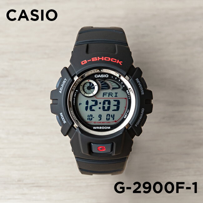 カシオ G-SHOCK 腕時計（メンズ） 【10年保証】【日本未発売】CASIO G-SHOCK カシオ Gショック G-2900F-1 腕時計 時計 ブランド メンズ キッズ 子供 男の子 デジタル 日付 カレンダー 防水 ブラック 黒 海外モデル ギフト プレゼント