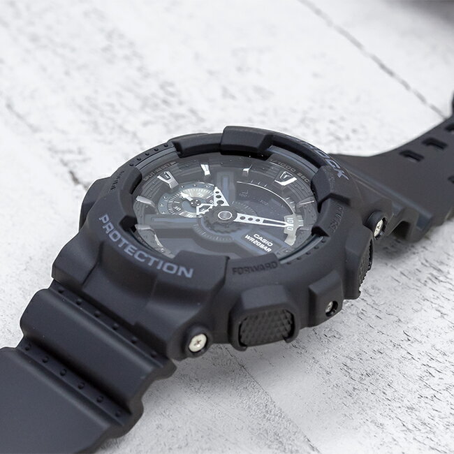 【10年保証】CASIO G-SHOCK カシオ Gショック GA-110-1B 腕時計 メンズ キッズ 子供 男の子 アナデジ 防水 ブラック 黒格安通販　バレンタイン　人気　ランキング