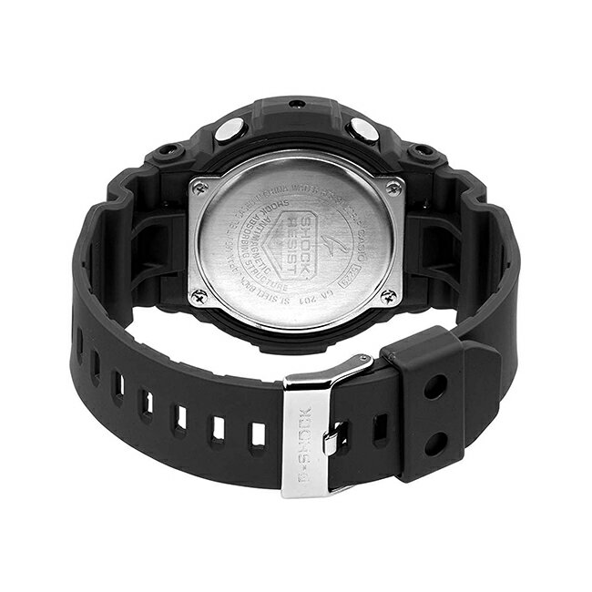 【10年保証】CASIO G-SHOCK カシオ Gショック GA-201-1A 腕時計 メンズ キッズ 子供 男の子 アナデジ 防水 ブラック 黒 シルバー格安通販　バレンタイン　人気　ランキング