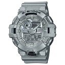 楽天つきのとけいてん【10年保証】CASIO G-SHOCK カシオ Gショック GA-700FF-8A 腕時計 時計 ブランド メンズ キッズ 子供 男の子 アナデジ 日付 カレンダー 防水 シルバー ギフト プレゼント