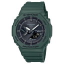 カシオ Gショック 腕時計 男の子 【10年保証】CASIO G-SHOCK カシオ Gショック GA-B2100-3A 腕時計 時計 ブランド メンズ キッズ 子供 男の子 アナデジ ソーラー ブルートゥース スマホ 連動 日付 防水 カーキ 緑 ブラック 黒 カシオーク ギフト プレゼント