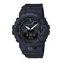 【10年保証】CASIO G-SHOCK カシオ Gショック Gスクワッド GBA-800-1A 腕時計 メンズ キッズ 子供 男の子 ランニングウォッチ ステップトラッカー 歩数計 アナデジ ブルートゥース 防水 ブラック 黒 オールブラック