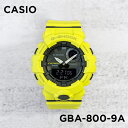 【10年保証】CASIO G-SHOCK カシオ Gショック Gスクワッド GBA-800-9A 腕時計 時計 ブランド メンズ キッズ 子供 男の子 ランニングウォッチ 歩数計 万歩計 タイマー アナデジ ブルートゥース スマホ 連動 日付 防水 イエロー 黄色 ブラック 黒 ギフト プレゼント