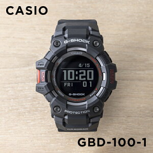 【10年保証】CASIO G-SHOCK カシオ Gショック Gスクワッド GBD-100-1 腕時計 時計 ブランド メンズ キッズ 子供 男の子 ランニングウォッチ 歩数計 万歩計 カロリー タイマー デジタル ブルートゥース スマホ 連動 日付 防水 ブラック 黒 ギフト プレゼント