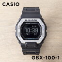 楽天つきのとけいてん【10年保証】CASIO G-SHOCK カシオ Gショック Gライド GBX-100-1 腕時計 時計 ブランド メンズ キッズ 子供 男の子 カロリー 測定 タイマー アナデジ ブルートゥース スマホ 連動 日付 カレンダー 防水 ブラック 黒 シルバー ギフト プレゼント