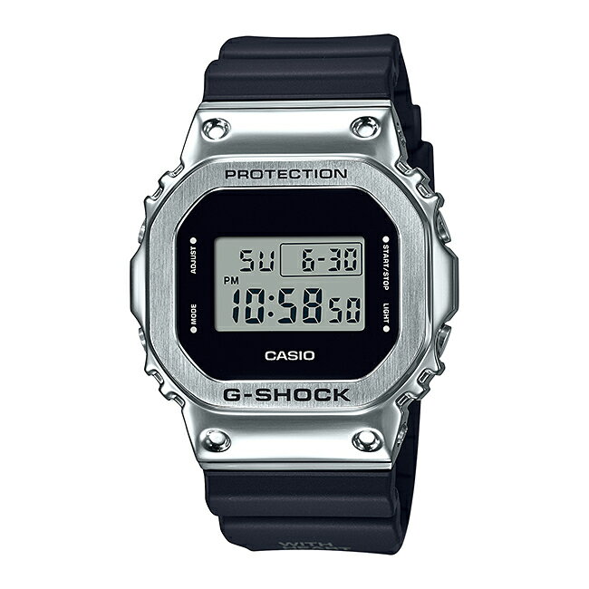 楽天つきのとけいてんCASIO G-SHOCK カシオ Gショック GM-5600RI20-1JR 腕時計 時計 ブランド メンズ キッズ 子供 男の子 デジタル 日付 カレンダー 防水 ブラック 黒 シルバー メタル ギフト プレゼント