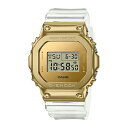 カシオ Gショック 腕時計 男の子 CASIO G-SHOCK カシオ Gショック GM-5600SG-9JF 腕時計 時計 ブランド メンズ キッズ 子供 男の子 アナデジ 日付 カレンダー 防水 ゴールド 金 ホワイト 白 スケルトン クリア ギフト プレゼント